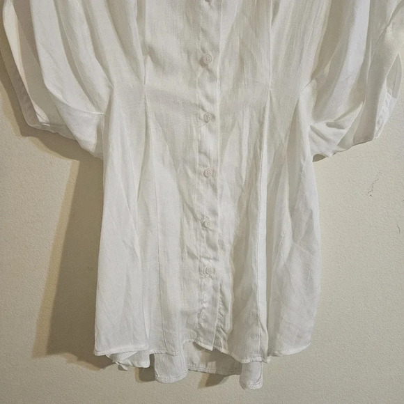 Mustard Seed Button Front Blouse - Picture 2 of 5